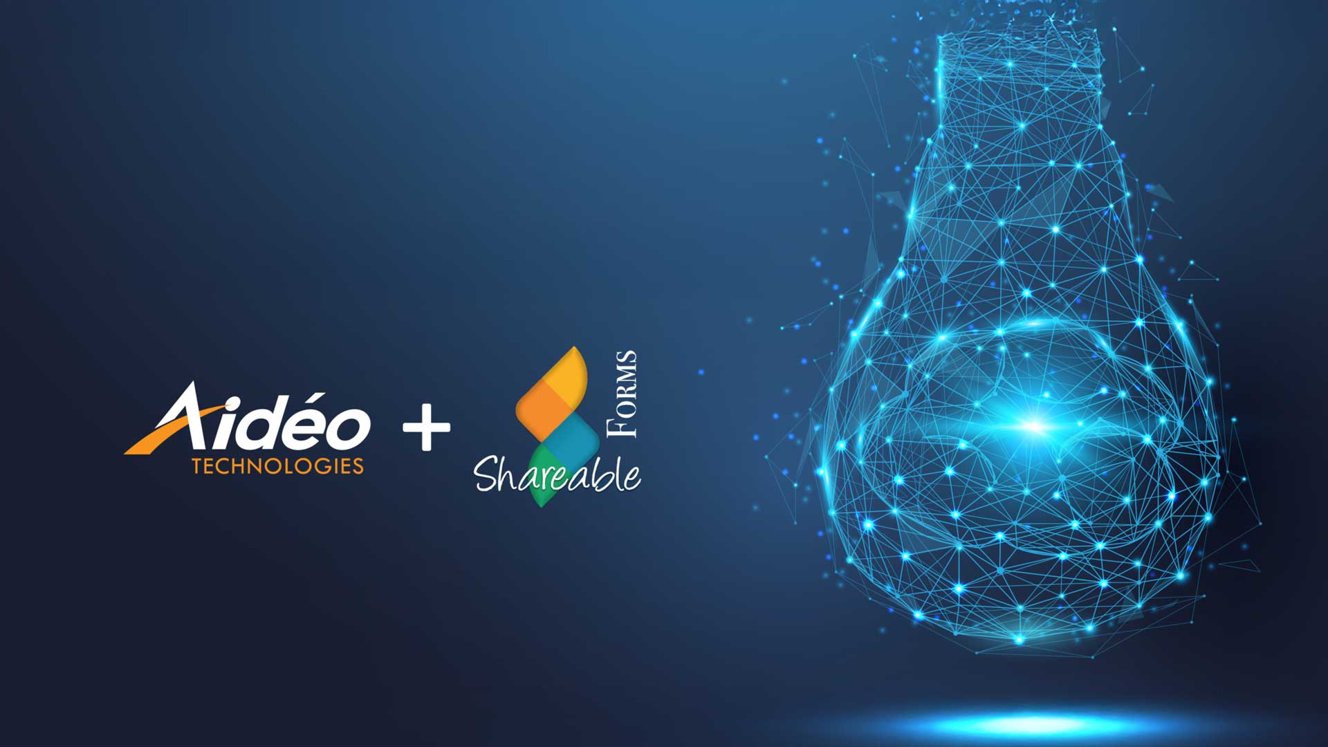 Aidéo Technologies and Shareable Forms Announce Joint Partnership to Align Complimentary Technologies and Streamline Revenue Cycle Processes For Healthcare Providers